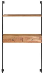 Wall Desk 90x40x170 cm Solid Acacia Wood