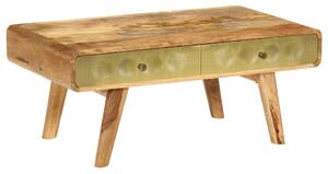 Coffee Table Solid Mango Wood 90x50x40 cm