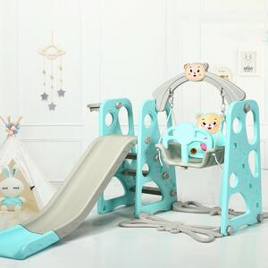 Costway 3 in 1 Toddler Slide and Swing Set