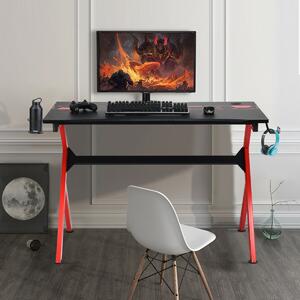 Costway Gaming Computer Desk with Headphones Holder