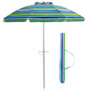 Costway 2m Sun Umbrella - Tilts with UPF 50+ Protection-Green