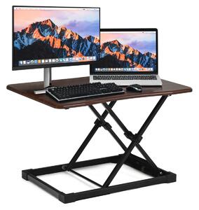 Costway Height Adjustable Desk Riser with Easy Lift
