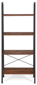 Costway Industrial Styled Bookcase / Display Unit-Brown