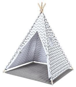 Costway Kid's Tepee Tent with Floor Mat