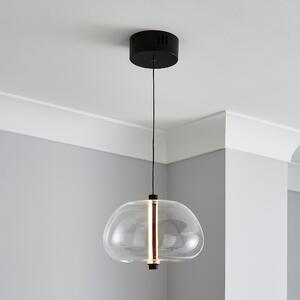 Elements Bjork 1 Light Ceiling Fitting Clear