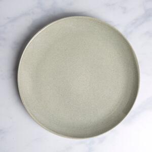 Amalfi Reactive Glaze Stoneware Dinner Plate, Grey Grey