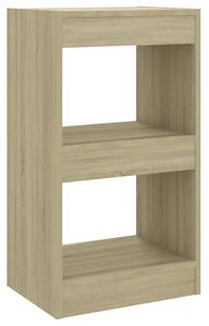 Book Cabinet/Room Divider Sonoma Oak 40x30x72 cm