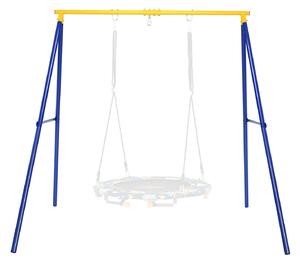 Costway Heavy Duty Metal Swing Frame with Ground Stakes and Two Hanging Ways