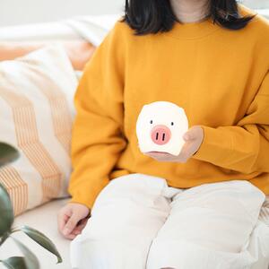 Piggy Pig LED night light with battery