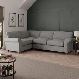 Rosa Soft Chenille Large Corner Sofa Grey