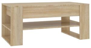 Coffee Table Sonoma Oak 102x55x45 cm Engineered Wood