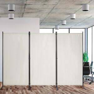 Costway 3 Panel Folding Room Divider-White