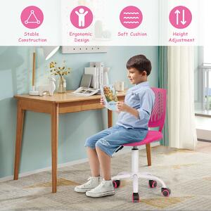 Costway Children's Height Adjustable Computer / Office Chair-Rose