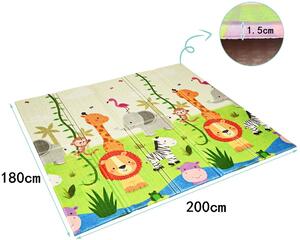 Costway Extra Large Foam Waterproof Play Mat with Carrying Bag