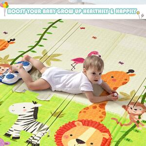 Costway Extra Large Foam Waterproof Play Mat with Carrying Bag