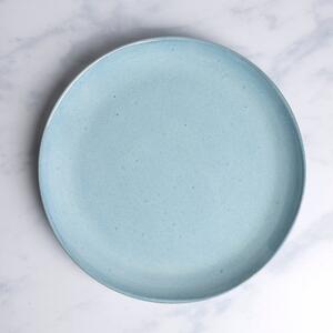 Amalfi Reactive Glaze Stoneware Dinner Plate, Blue Blue