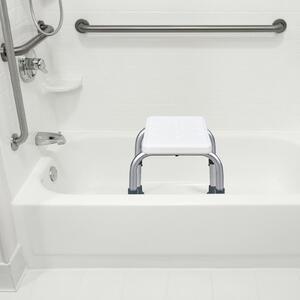 Costway Height Adjustable Portable Aluminium Bath Seat / Bathroom Step
