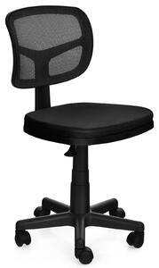 Costway Low-Back Height Adjustment Office Chair-Black