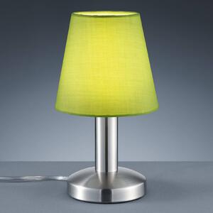 Merete table lamp with touch switch, green