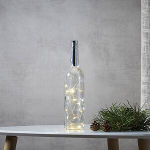 Dew Drops string lights for bottles 75 cm silver