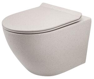 Toilet bowl REA Carlo Mini Rimless Ecru