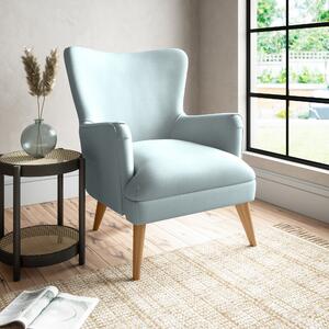 Marlow Wing Chair Light Blue