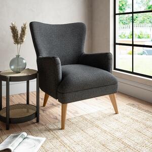 Marlow Wing Chair Black