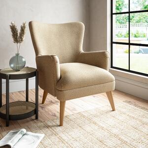 Marlow Wing Chair Light Brown