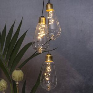 Glow vintage LED decorative light with timer clear
