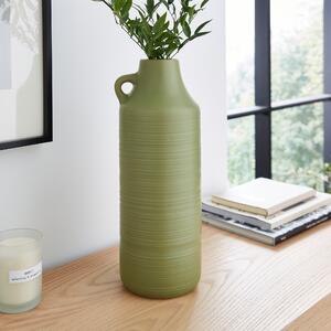 Ceramic Vase 38cm Olive Green