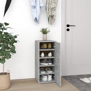 Shoe Cabinet Concrete Grey 32x35x70 cm Engineered Wood
