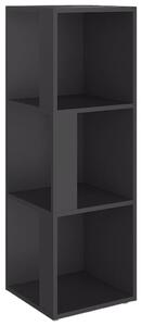 Corner Cabinet Grey 33x33x100 cm Engineered Wood