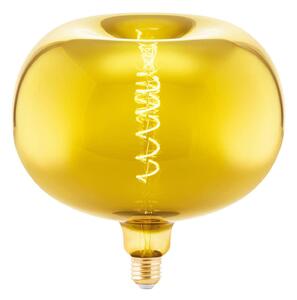 Big Size LED bulb E27 4 W, apple shape, gold