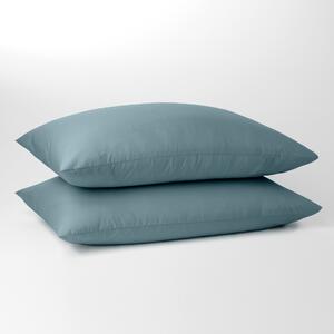 Pure Cotton Standard Pillowcase Pair grey