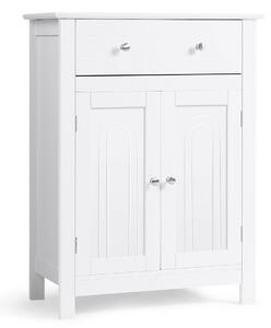 Costway Storage Cabinet with Large Drawer and Adjustable Shelf