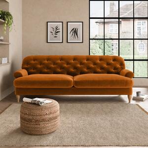 Canterbury 4 Seater Sofa Orange