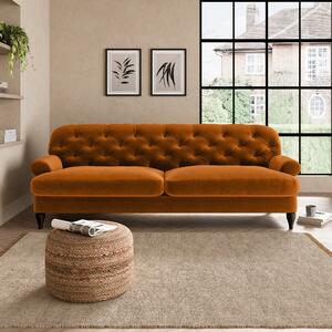 Canterbury 4 Seater Sofa Orange