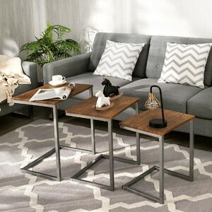Costway 3 C-Shaped Nesting Tables