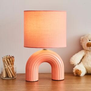 Rumey Integrated LED Table Lamp Pink