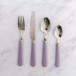 Lilac 16 Piece Cutlery Set Purple/Silver