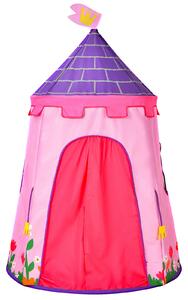 Costway Children's Portable Playhouse Tent Oxford Fabric-Pink