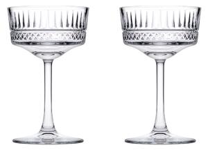 Set of 2 Elysia Champagne Coupes Clear