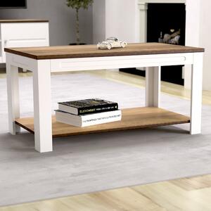 White Sands Coffee Table White/Brown