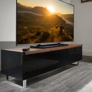Panorama Reversible Top Wide TV Stand, 120cm Black