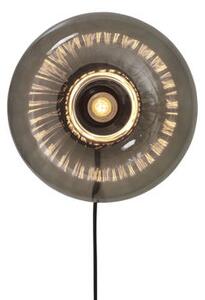 Brussels Wall light with plug - / Ø 28 cm - Glass by It's about Romi Grey