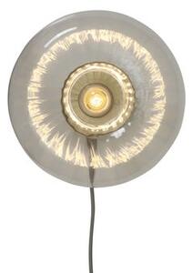 Brussels Wall light with plug - / Ø 28 cm - Glass by It's about Romi Gold/Transparent