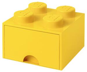 Lego® Brick Box - / 4 studs - Stackable - 1 drawer by ROOM COPENHAGEN Yellow