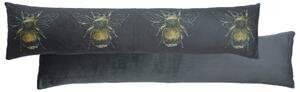 Evans Lichfield Gold Bee Draught Excluder Dark Grey