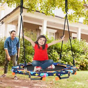 Costway Convertible Folding Trampoline / Tree Swing with Removable Handle