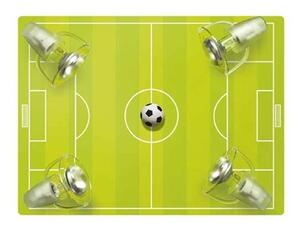 Footie pitch ceiling light with 4 bulbs